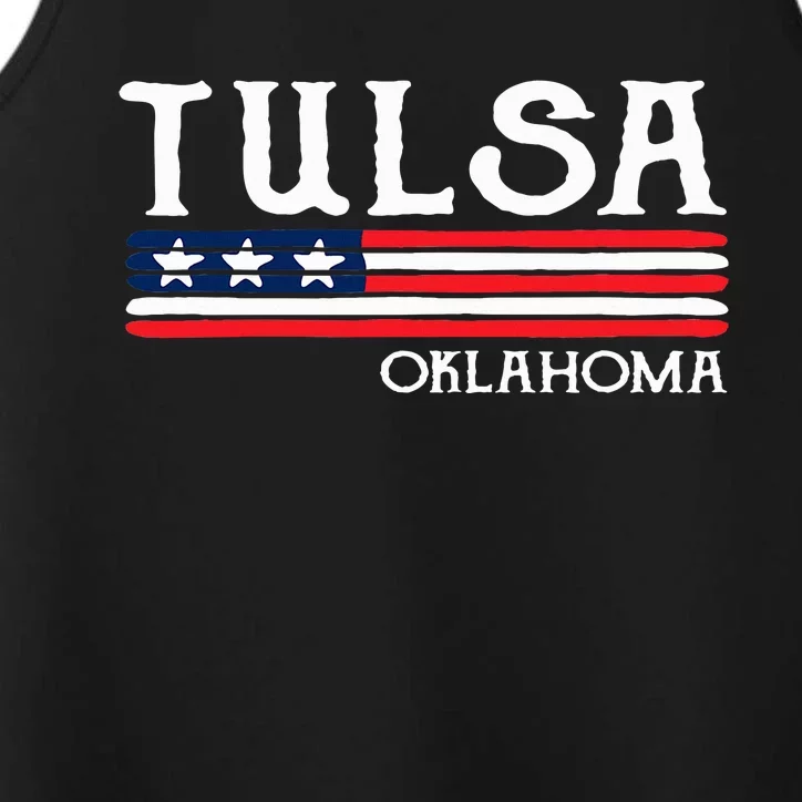 Tulsa Oklahoma Souvenir Gift Performance Tank