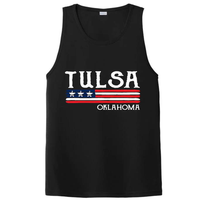 Tulsa Oklahoma Souvenir Gift Performance Tank