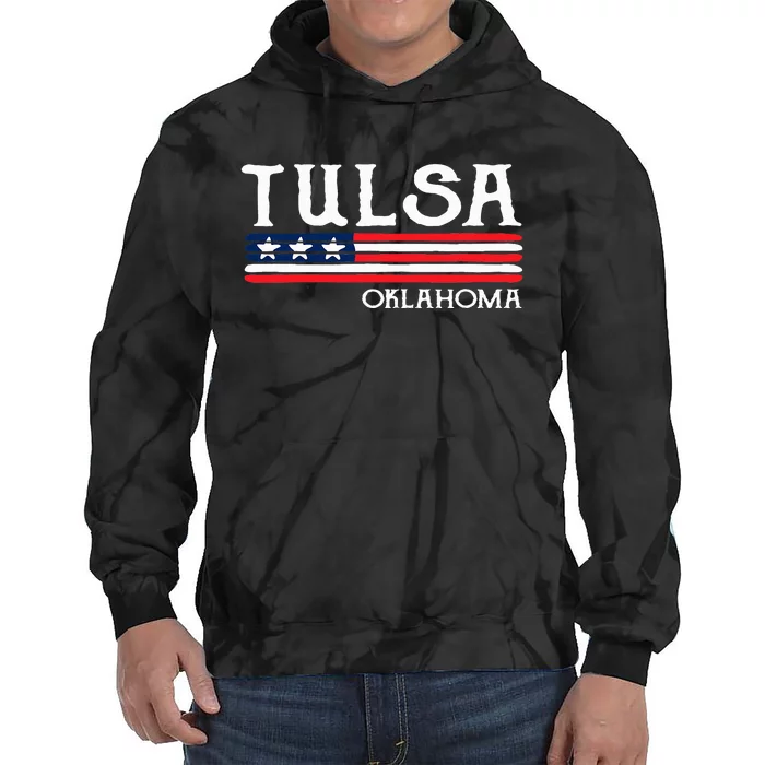 Tulsa Oklahoma Souvenir Gift Tie Dye Hoodie