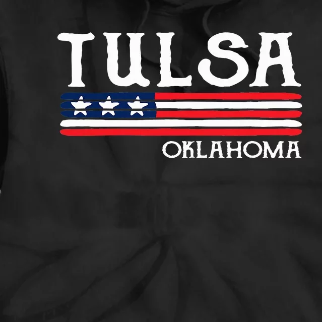 Tulsa Oklahoma Souvenir Gift Tie Dye Hoodie