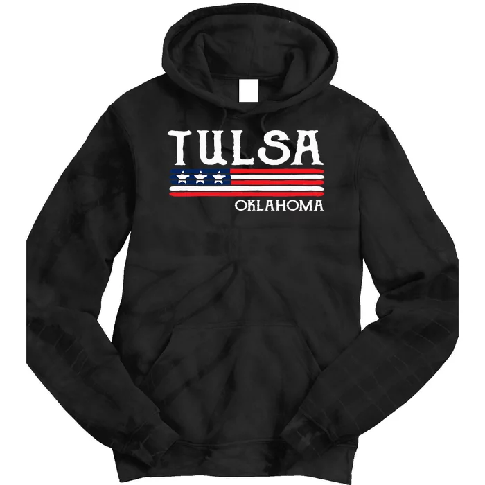 Tulsa Oklahoma Souvenir Gift Tie Dye Hoodie