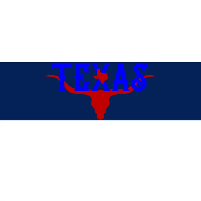 Texas Original State Longhorn Logo Bumper Sticker