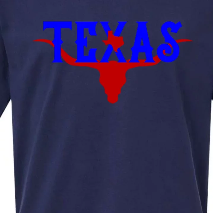 Texas Original State Longhorn Logo Sueded Cloud Jersey T-Shirt