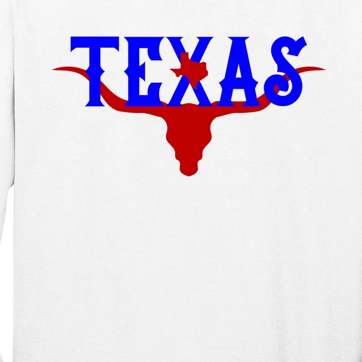 Texas Original State Longhorn Logo Long Sleeve Shirt