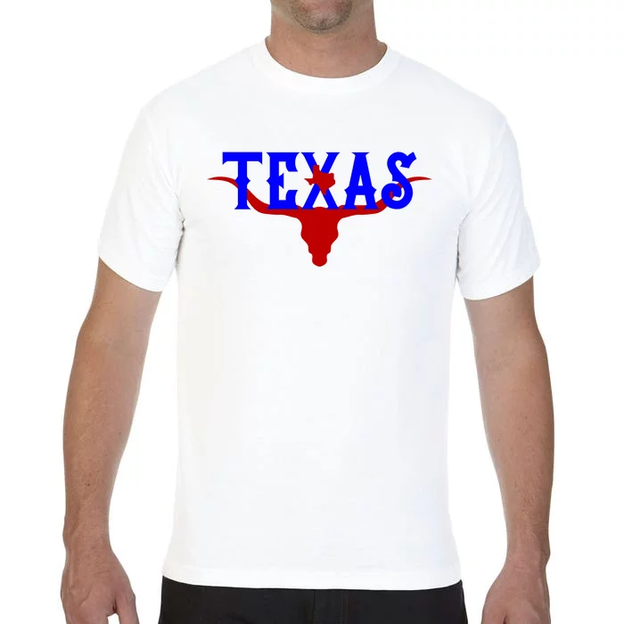 Texas Original State Longhorn Logo Comfort Colors T-Shirt