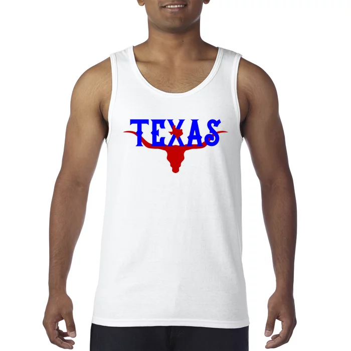 Texas Original State Longhorn Logo Tank Top