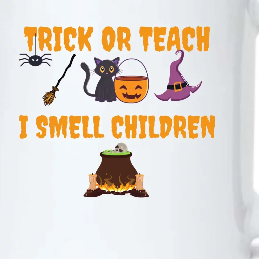 Trick Or Teach I Smell Children Funnny Halloween Teachers Funny Gift Black Color Changing Mug