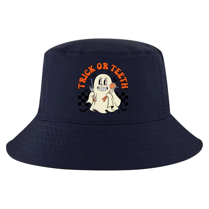 Trick Or Teeth Dentist Funny Halloween Costume Dental Squad Funny Gift Cool Comfort Performance Bucket Hat