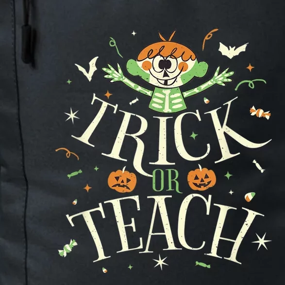 Trick Or Teach Funny Teacher Halloween Costume Daily Commute Backpack