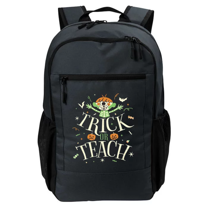 Trick Or Teach Funny Teacher Halloween Costume Daily Commute Backpack