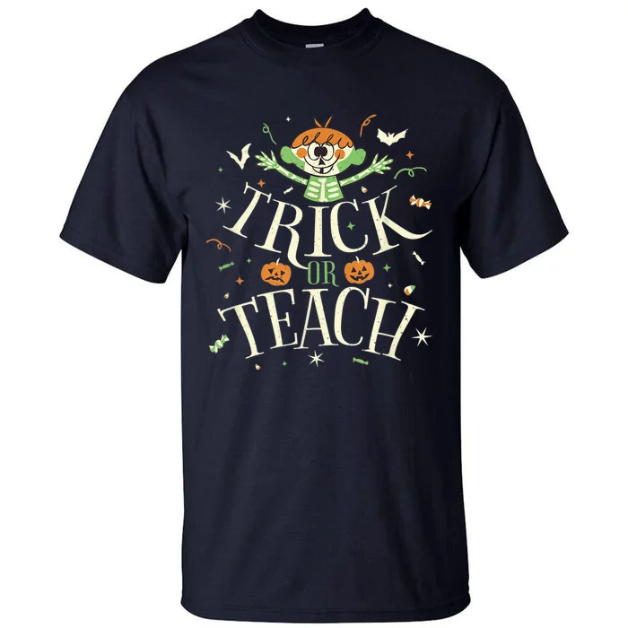 Trick Or Teach Funny Teacher Halloween Costume Tall T-Shirt