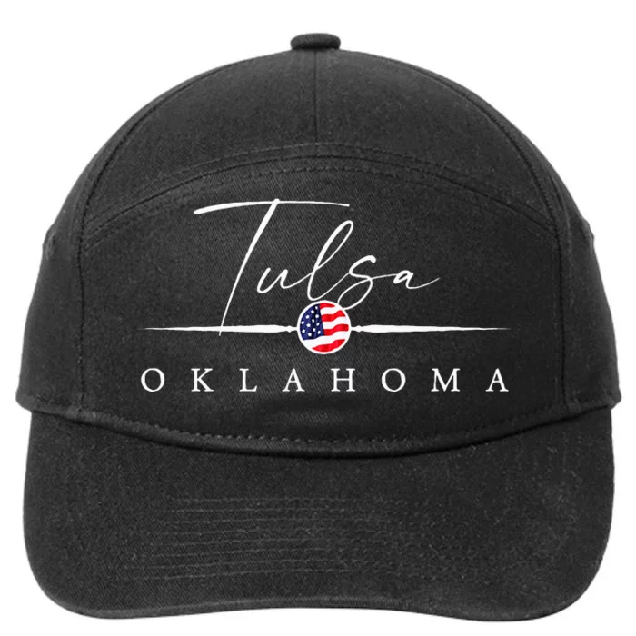 Tulsa Oklahoma 7-Panel Snapback Hat