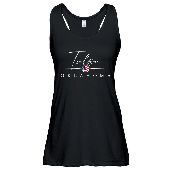 Tulsa Oklahoma Ladies Essential Flowy Tank