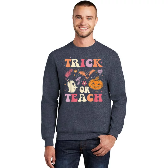 Trick Or Teach Ghost Teacher Halloween Costume For Wo Sweatshirt