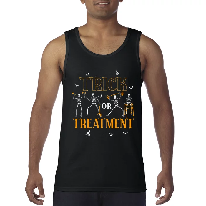 Trick Or Treatment Pt Physical Therapy Therapist Halloween Tank Top