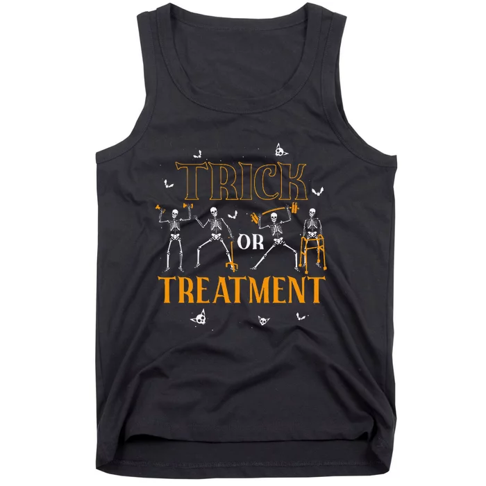 Trick Or Treatment Pt Physical Therapy Therapist Halloween Tank Top