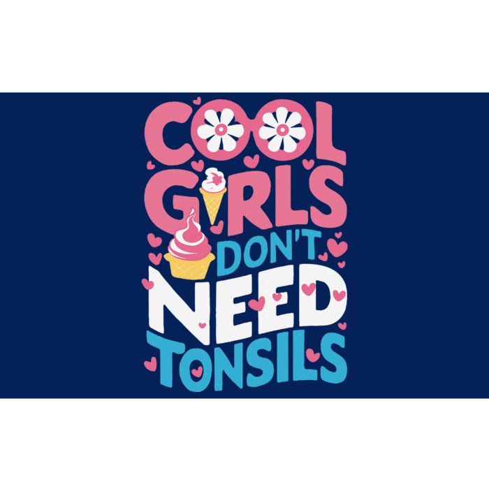 Tonsils Out Tonsillectomy Recovery Get Well Soon Bumper Sticker