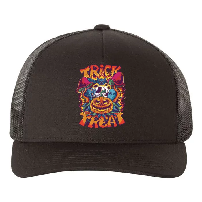 Trick Or Treat Unique Yupoong Adult 5-Panel Trucker Hat