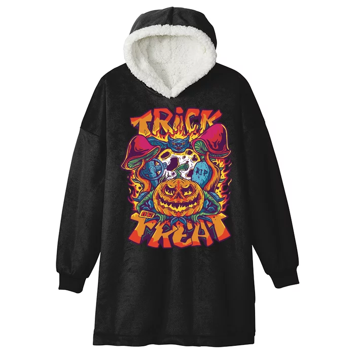 Trick Or Treat Unique Hooded Wearable Blanket