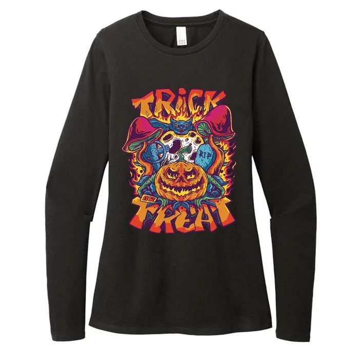 Trick Or Treat Unique Womens CVC Long Sleeve Shirt