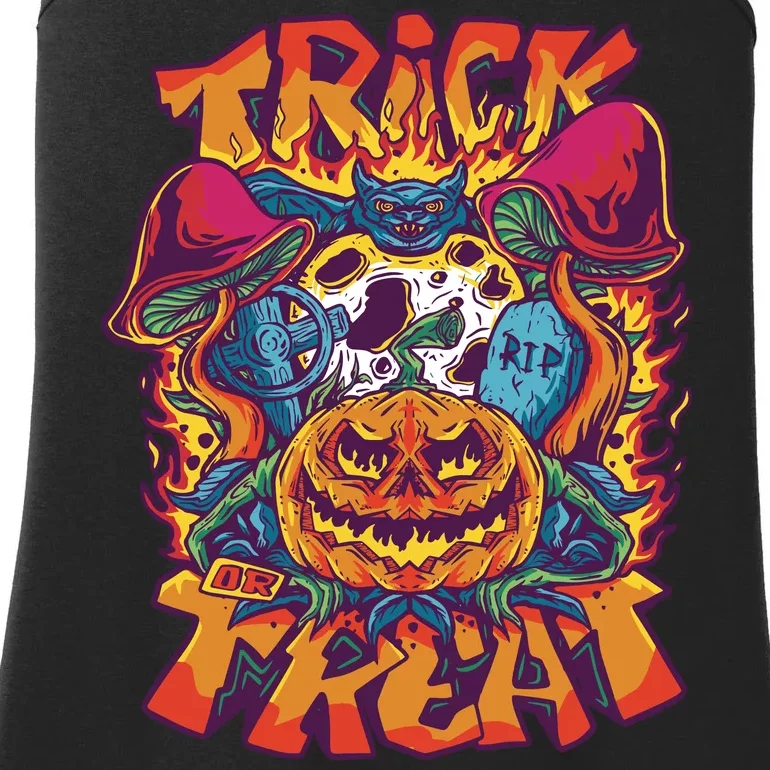 Trick Or Treat Unique Ladies Essential Tank