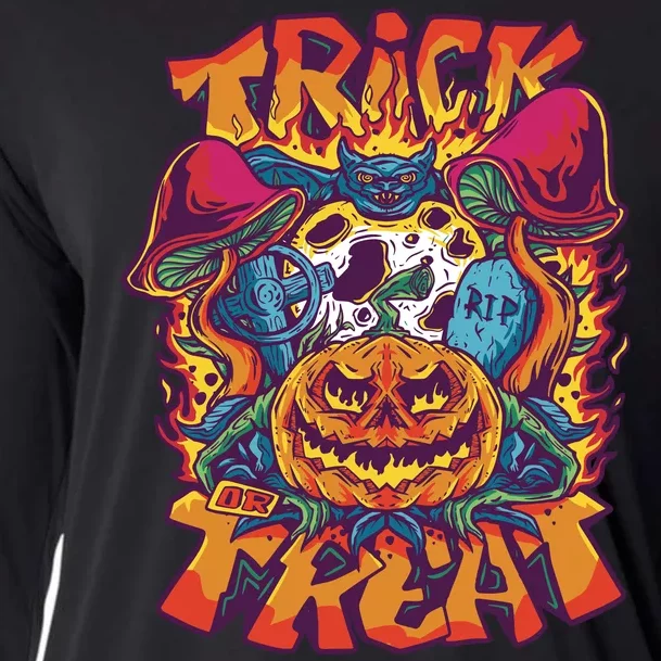 Trick Or Treat Unique Cooling Performance Long Sleeve Crew