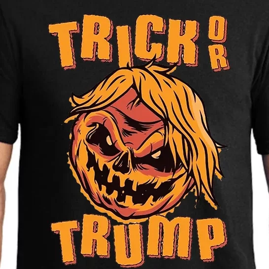 Trick Or Trump Funny Halloween Pajama Set