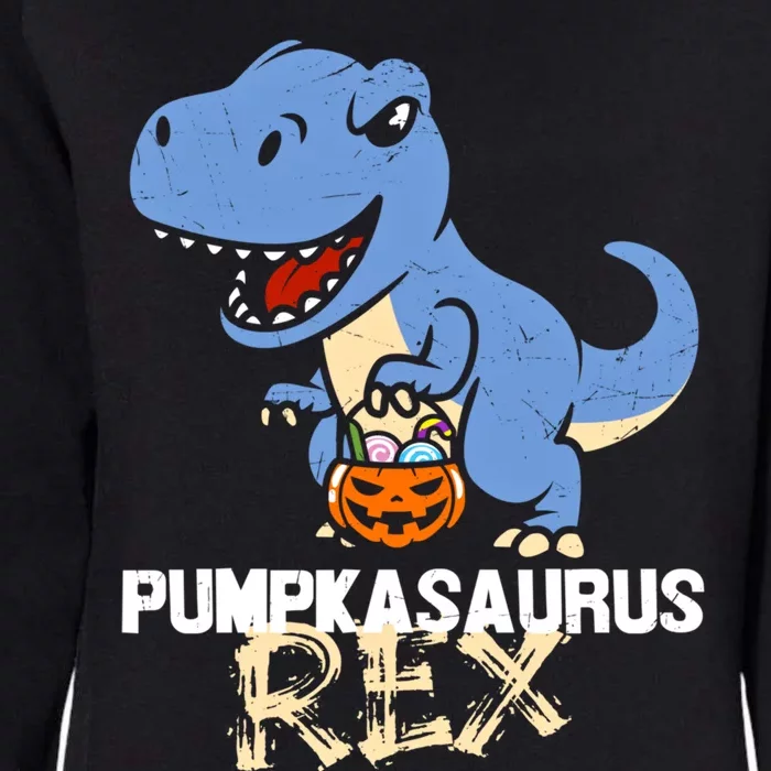 Trick Or Treating T Rex Dinosaur Cute Halloween Gift Womens California Wash Sweatshirt