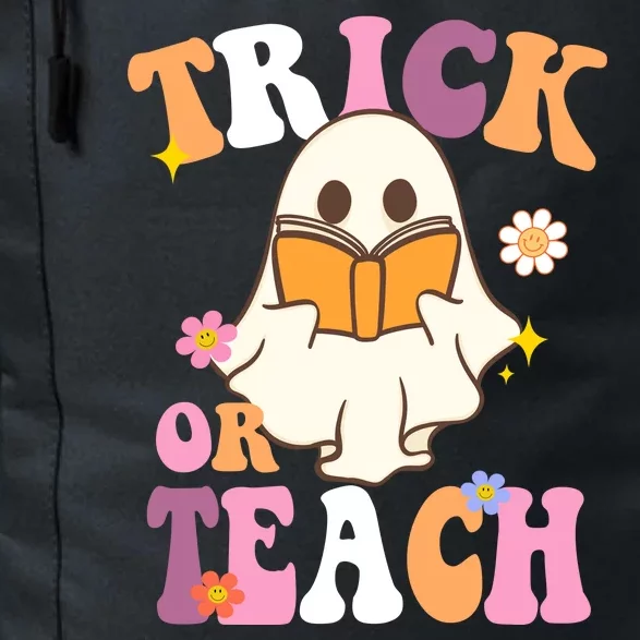 Trick Or Teach Cute Book Ghost Daily Commute Backpack