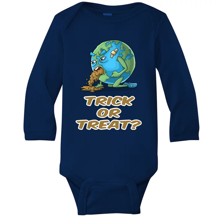 Trick Or Treat? Meaningful Gift Baby Long Sleeve Bodysuit