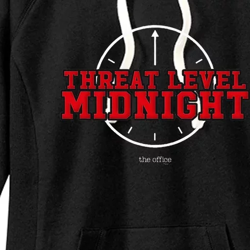 The Office Threat Level Midnight Michael Scott Women's Fleece Hoodie