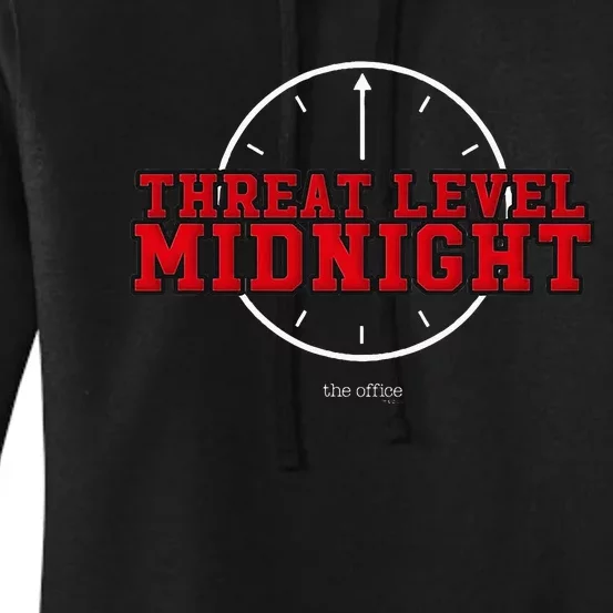 The Office Threat Level Midnight Michael Scott Women's Pullover Hoodie