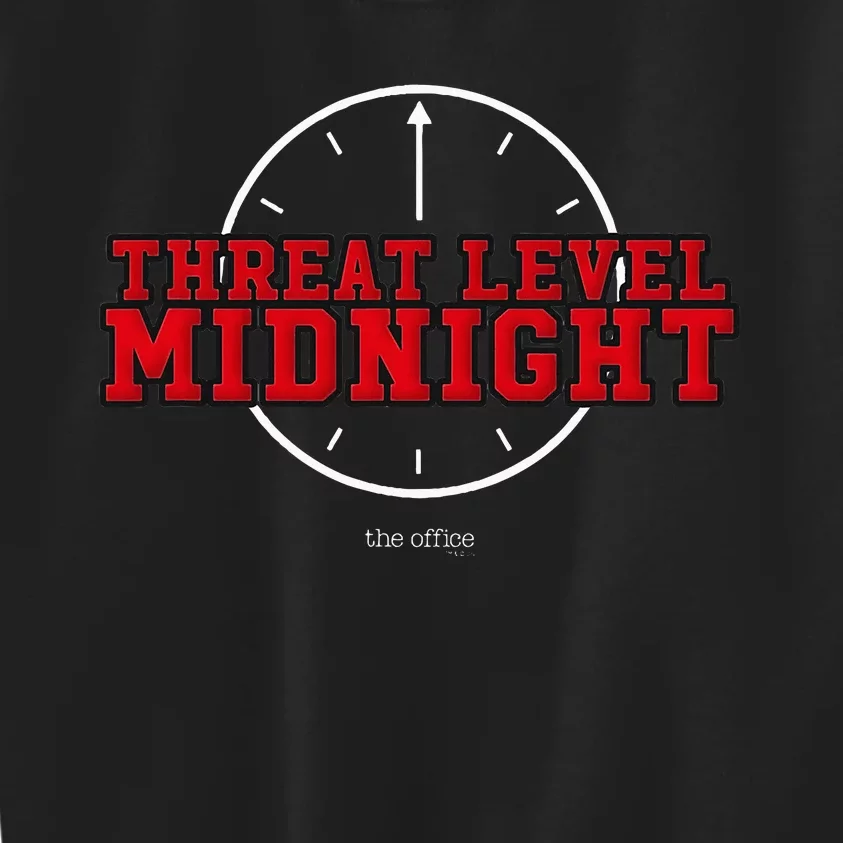 The Office Threat Level Midnight Michael Scott Kids Sweatshirt