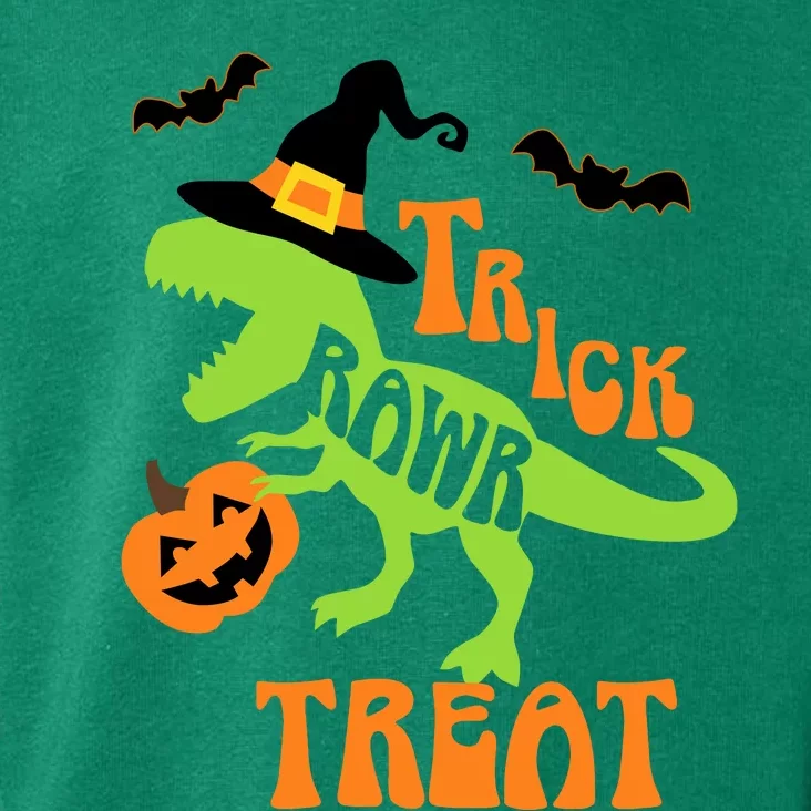 Trick Or Treat Saurus With Pumpkin Toddler Hoodie