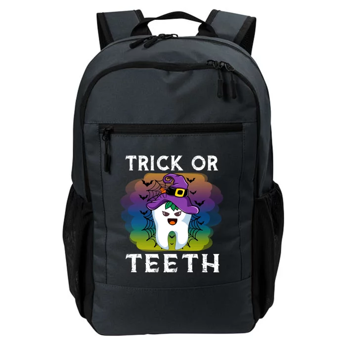 Trick Or Teeth Funny Dentist Halloween Dental Squad Gift Daily Commute Backpack