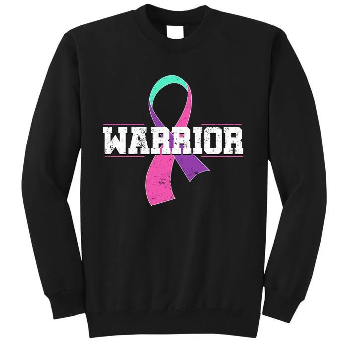 Thyroid Or Thyroid Awareness Or Thyroid Cancer Warrior Cute Sweatshirt