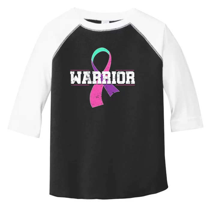 Thyroid Or Thyroid Awareness Or Thyroid Cancer Warrior Cute Toddler Fine Jersey T-Shirt