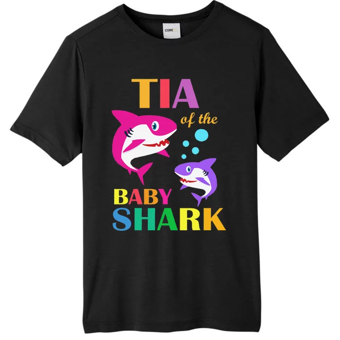 Tia Of The Baby Birthday Shark Tia Shark Mother's Day ChromaSoft Performance T-Shirt