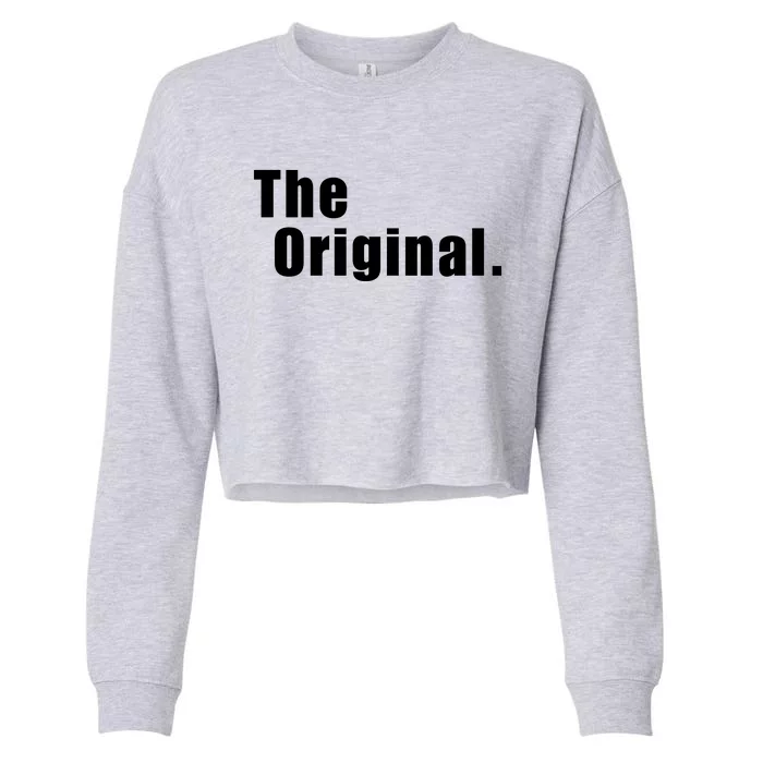 The Original. Cropped Pullover Crew