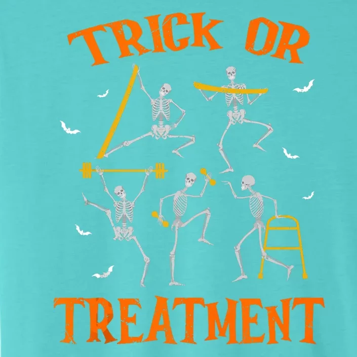 Trick Or Treatment Pt Physical Therapy Therapist Halloween ChromaSoft Performance T-Shirt