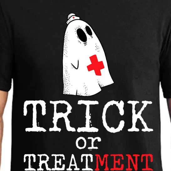 Trick Or Treatment Lazy DIY Halloween Costume RN Nurse Ghost Pajama Set