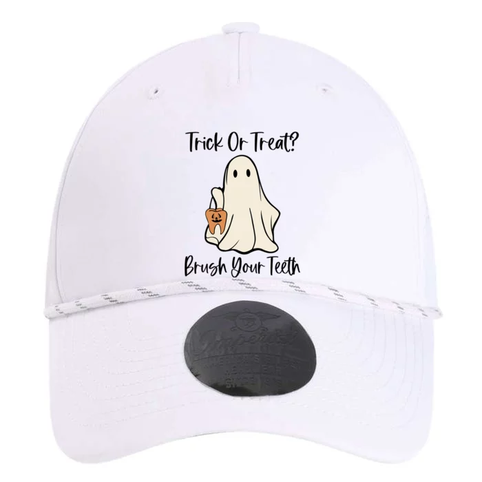 Trick Or Treat Brush Your Teeth Halloween Dentist Dental Gift Performance The Dyno Cap