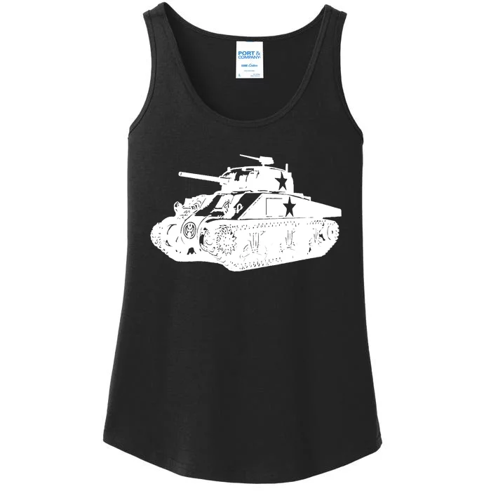 Tanks On Tanks Summer Tankception White Ladies Essential Tank