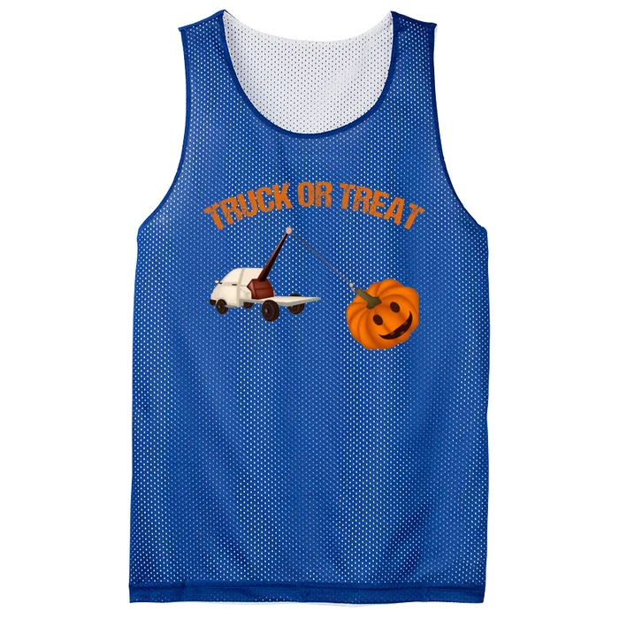 Truck Or Treat Halloween Funny Gift Mesh Reversible Basketball Jersey Tank