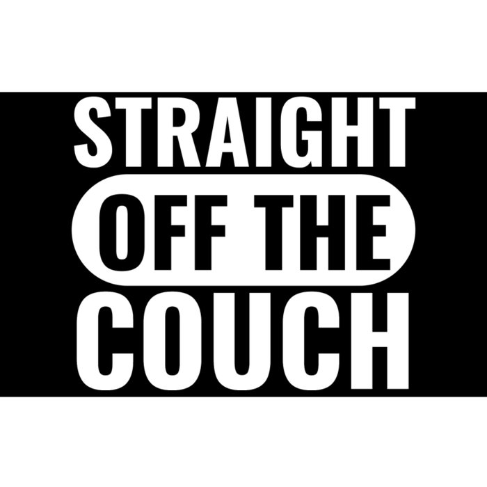 Traight Off The Couch Funny Football Offensive Lineman Bumper Sticker