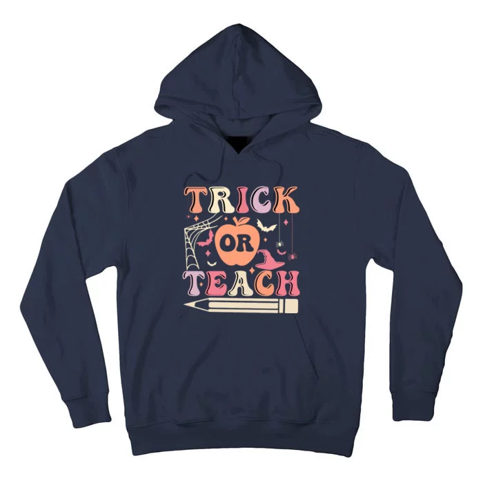 Trick Or Teach Funny Teacher Halloween Tall Hoodie