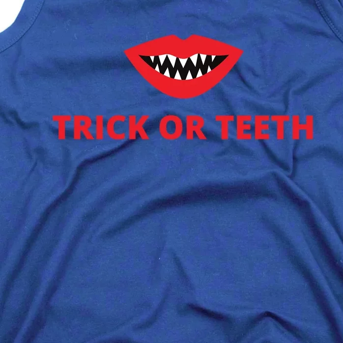 Trick Or Treat Halloween Vampire Teeth Vampire Fangs Meaningful Gift Tank Top