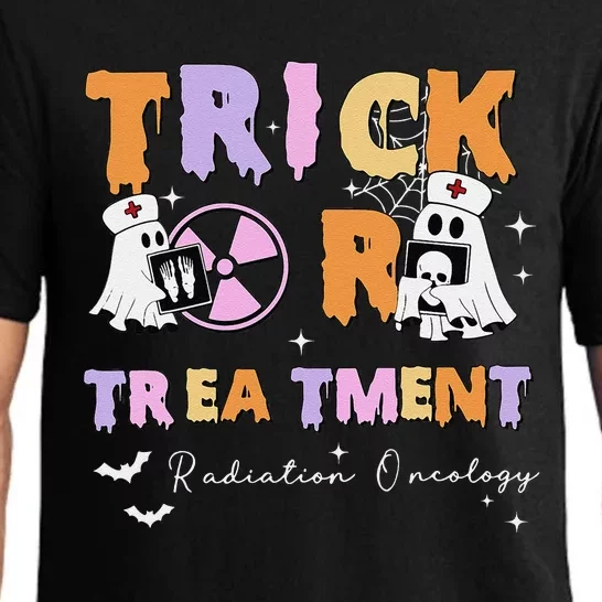 Trick Or Treatment Radiation Oncology Rad Therapy Halloween Pajama Set