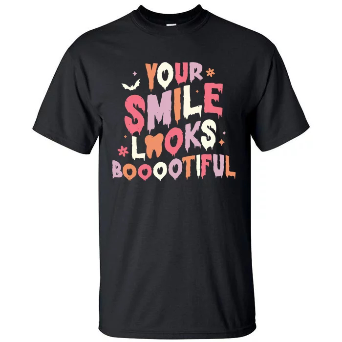 Trick Or Treat Brush Your Teeth Halloween Dentist Tall T-Shirt