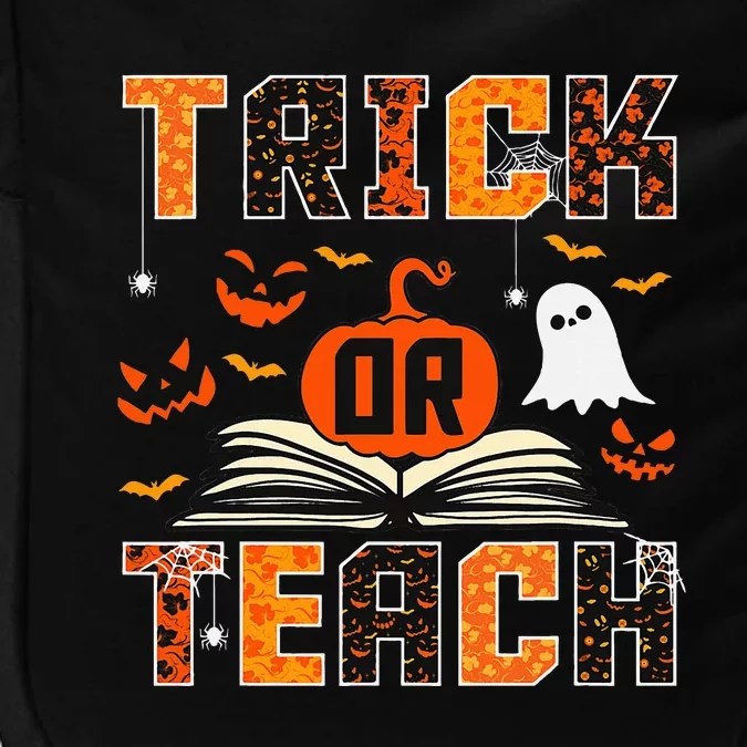 Trick Or Teach Retro Halloween Teacher Costume Impact Tech Backpack